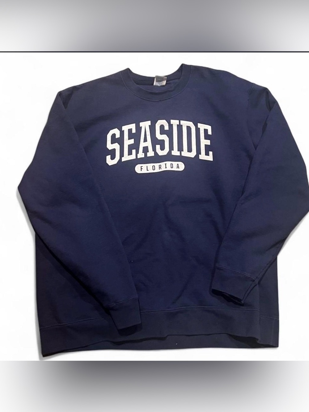 Port and Company Navy SEASIDE Florida Crewneck Sweatshirt